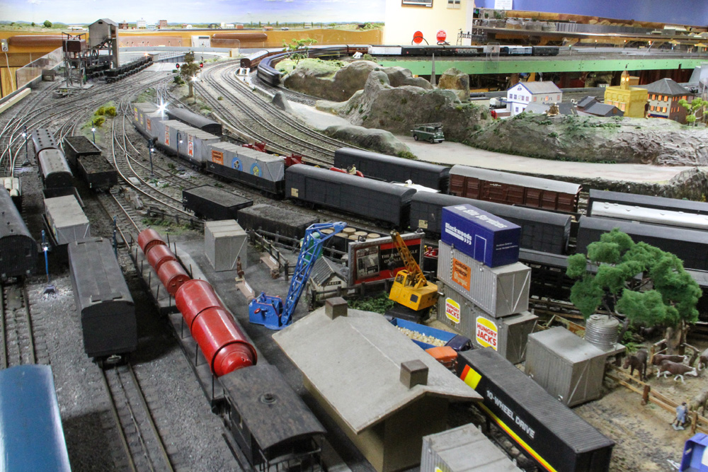 A large goods marshalling area known as Shepherd's* Sidings.